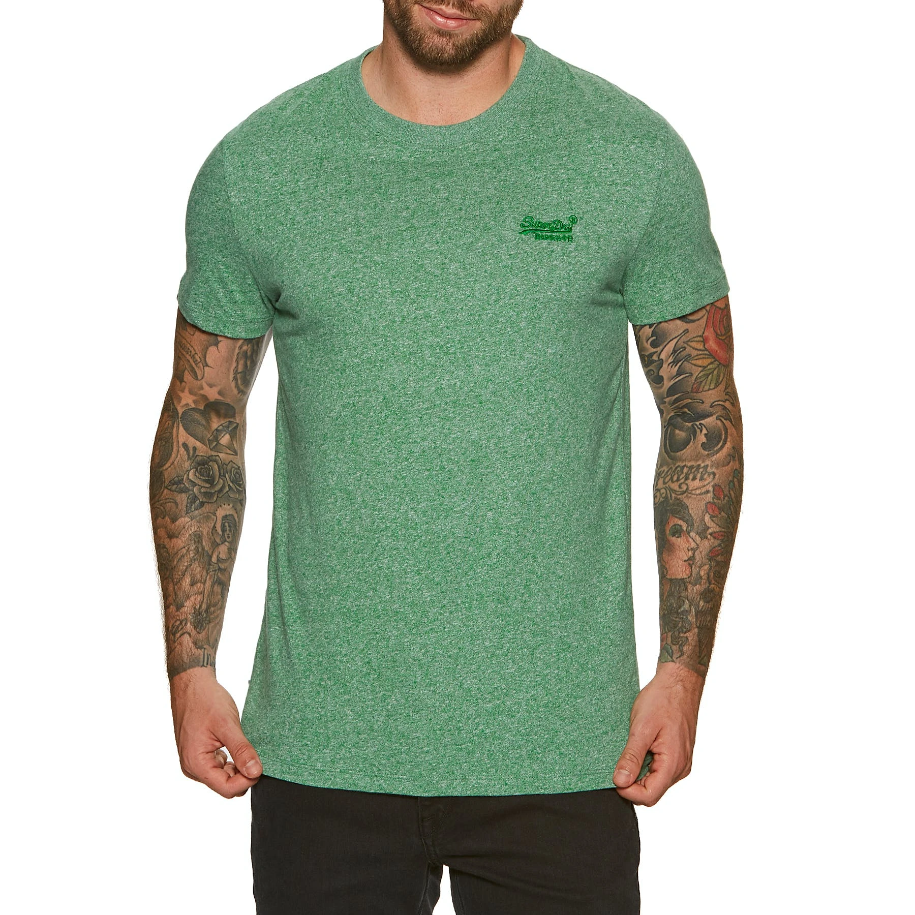 Superdry Vintage Logo Embroidered Short Sleeve T-Shirt 1 Superdry Vintage Logo Embroidered Short Sleeve T-Shirt