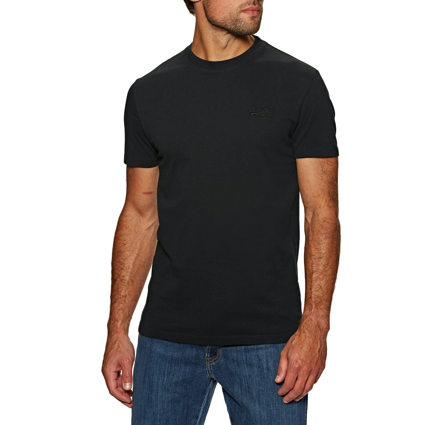 Superdry Vintage Logo Embroidered Short Sleeve T-Shirt 1 Superdry Vintage Logo Embroidered Short Sleeve T-Shirt