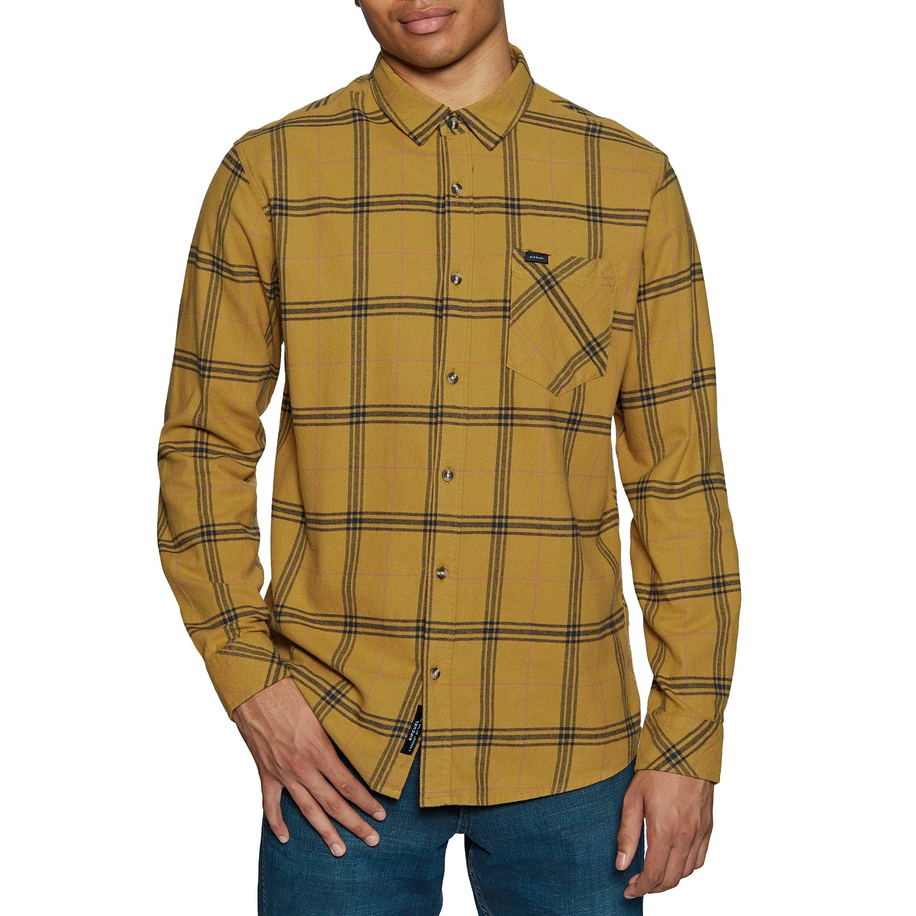 Rip Curl Checked In Flannel Shirt 1 Rip Curl Checked In Flannel Shirt