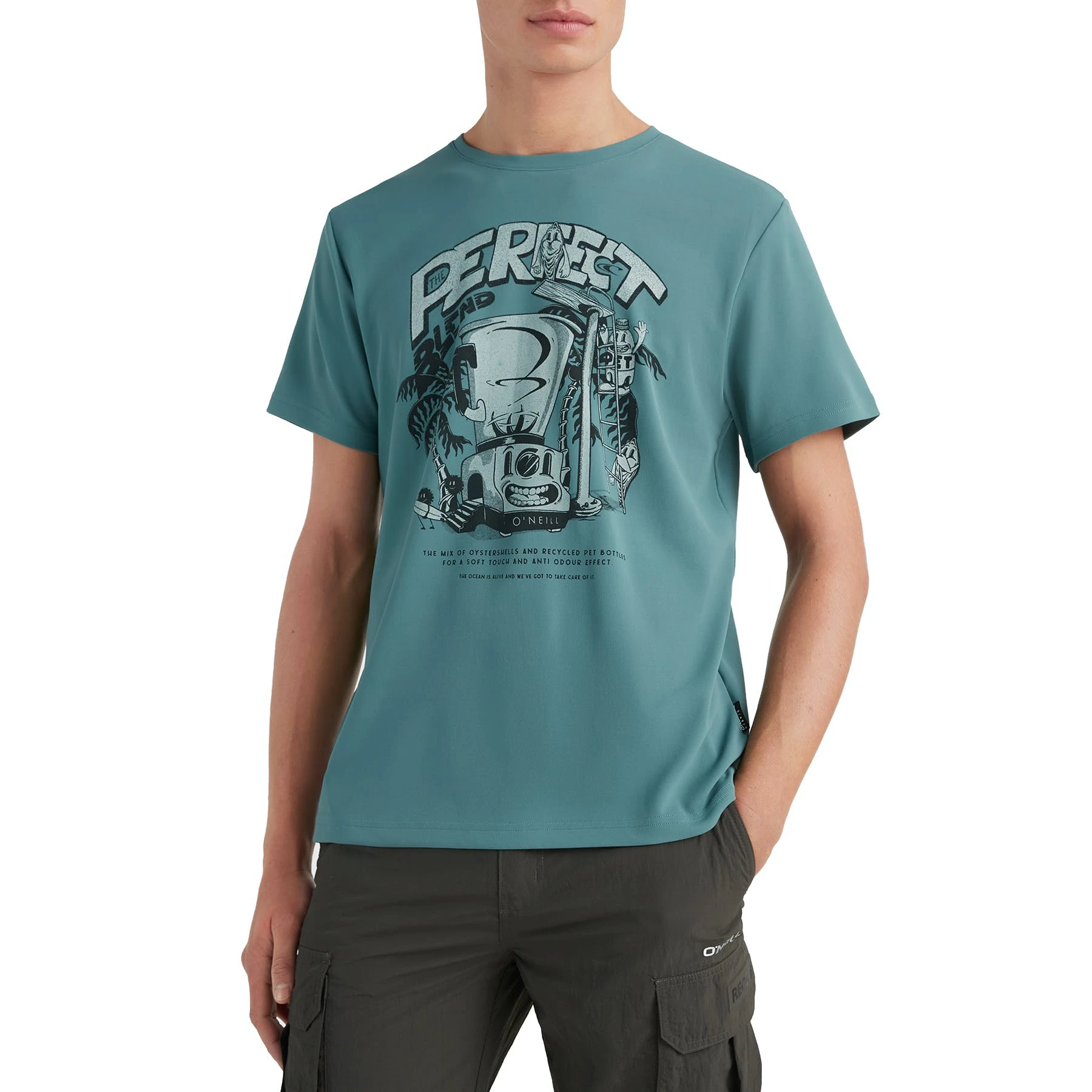 O'Neill Hybrid Blend Short Sleeve T-Shirt 1 O'Neill Hybrid Blend Short Sleeve T-Shirt