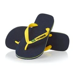 Havaianas Brasil Logo Flip Flops
