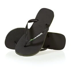 Havaianas Brasil Logo Flip Flops